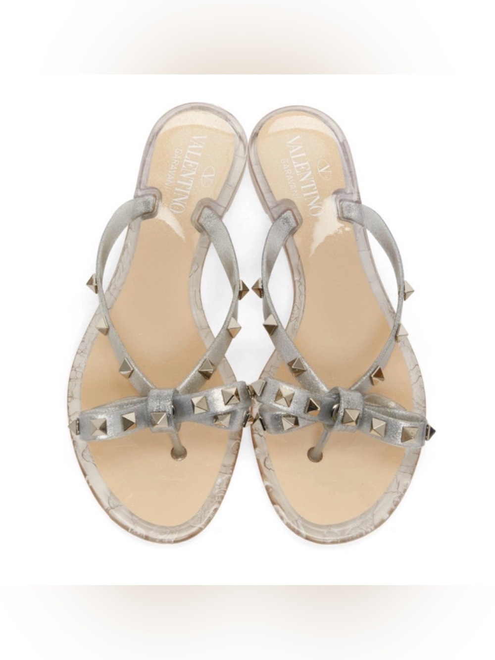 Valentino Rockstud Jelly Sandals 38